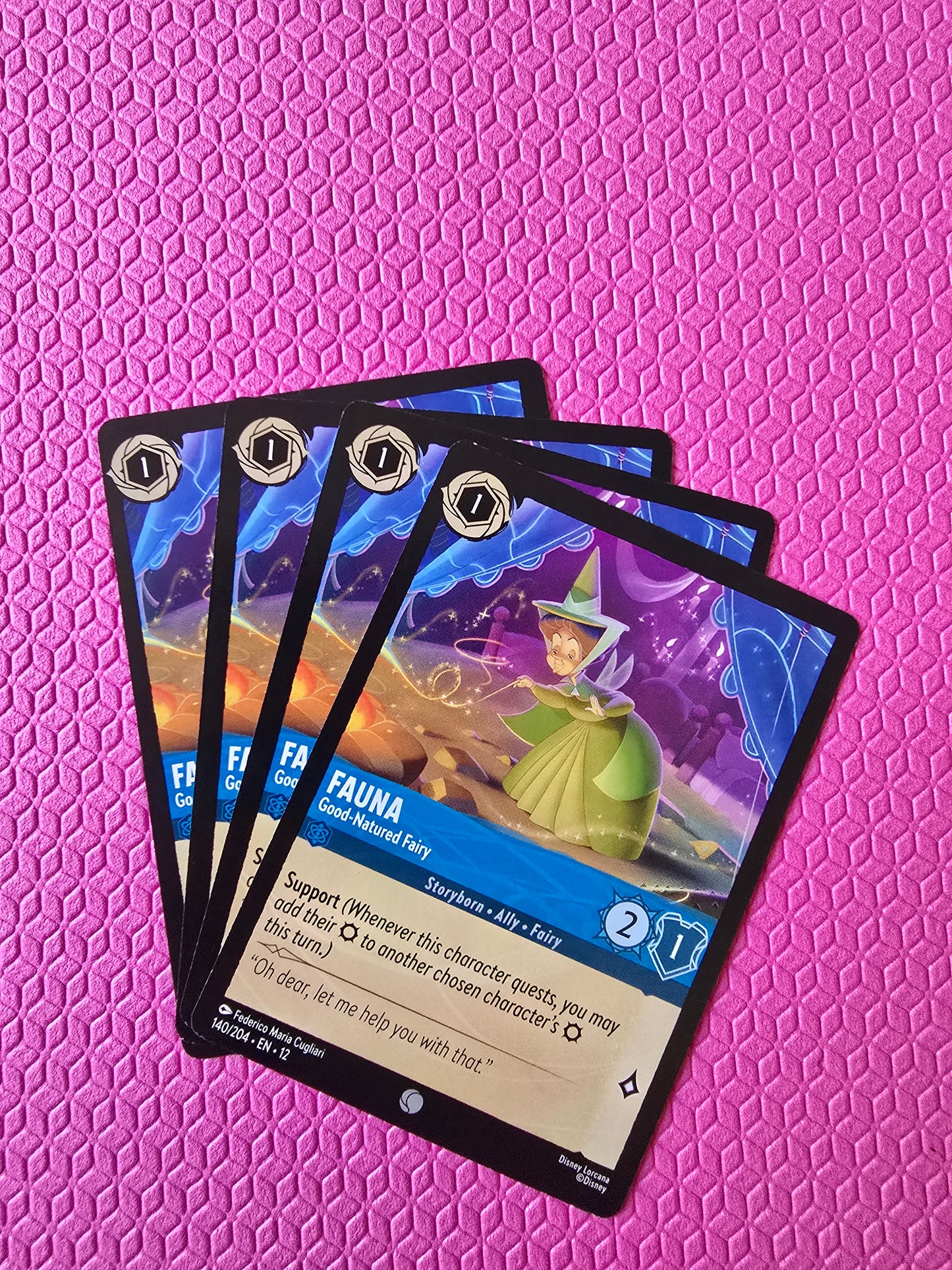 4x Fauna - Good natured fairy