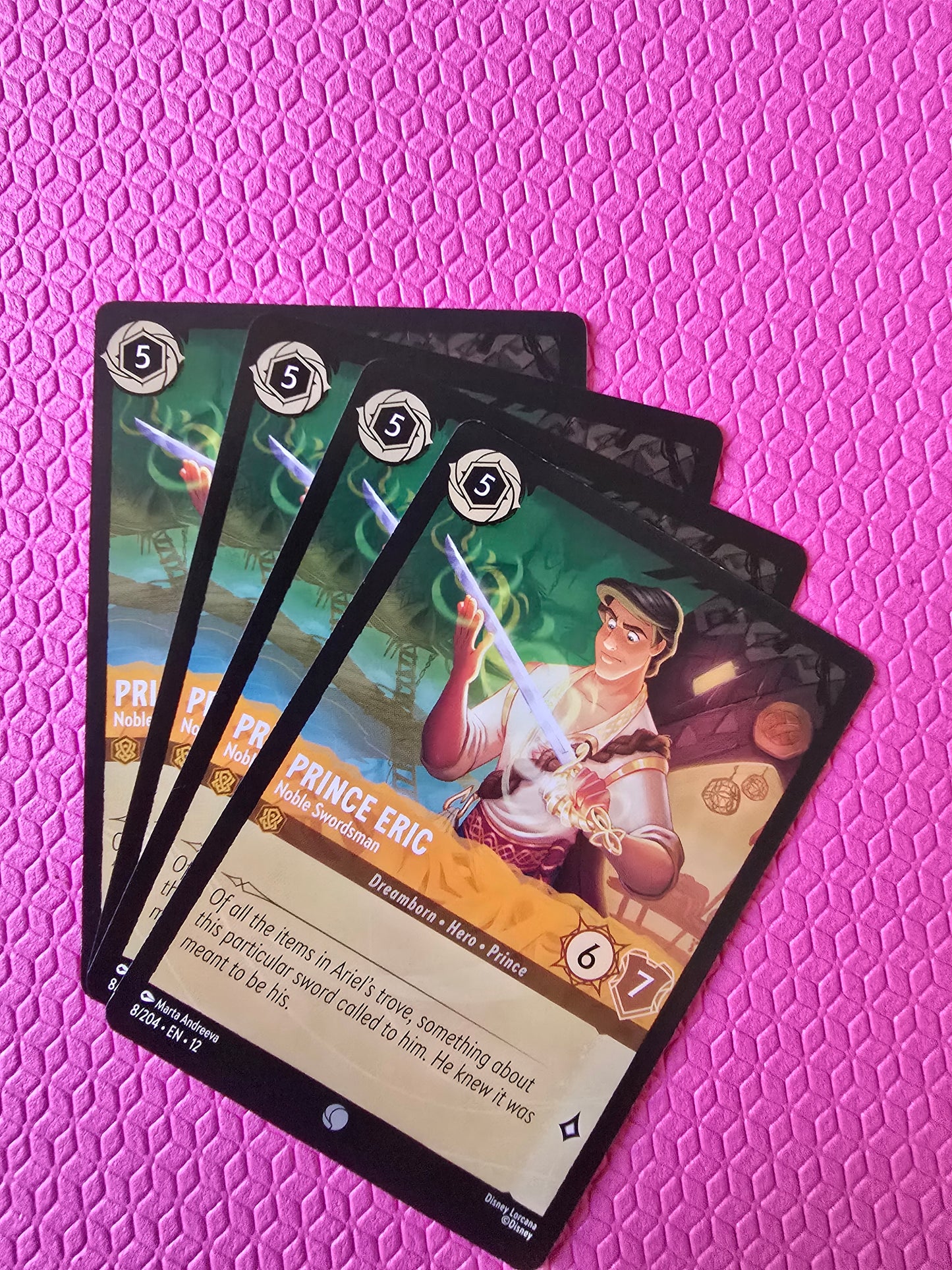 4x Prince Eric - Noble swordsman