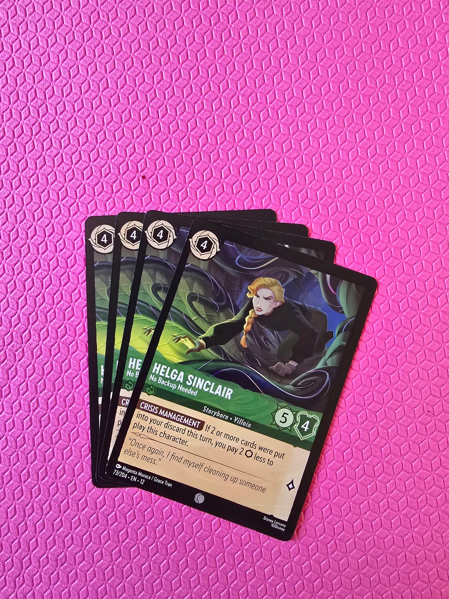 4x Helga Sinclair - No backup needed