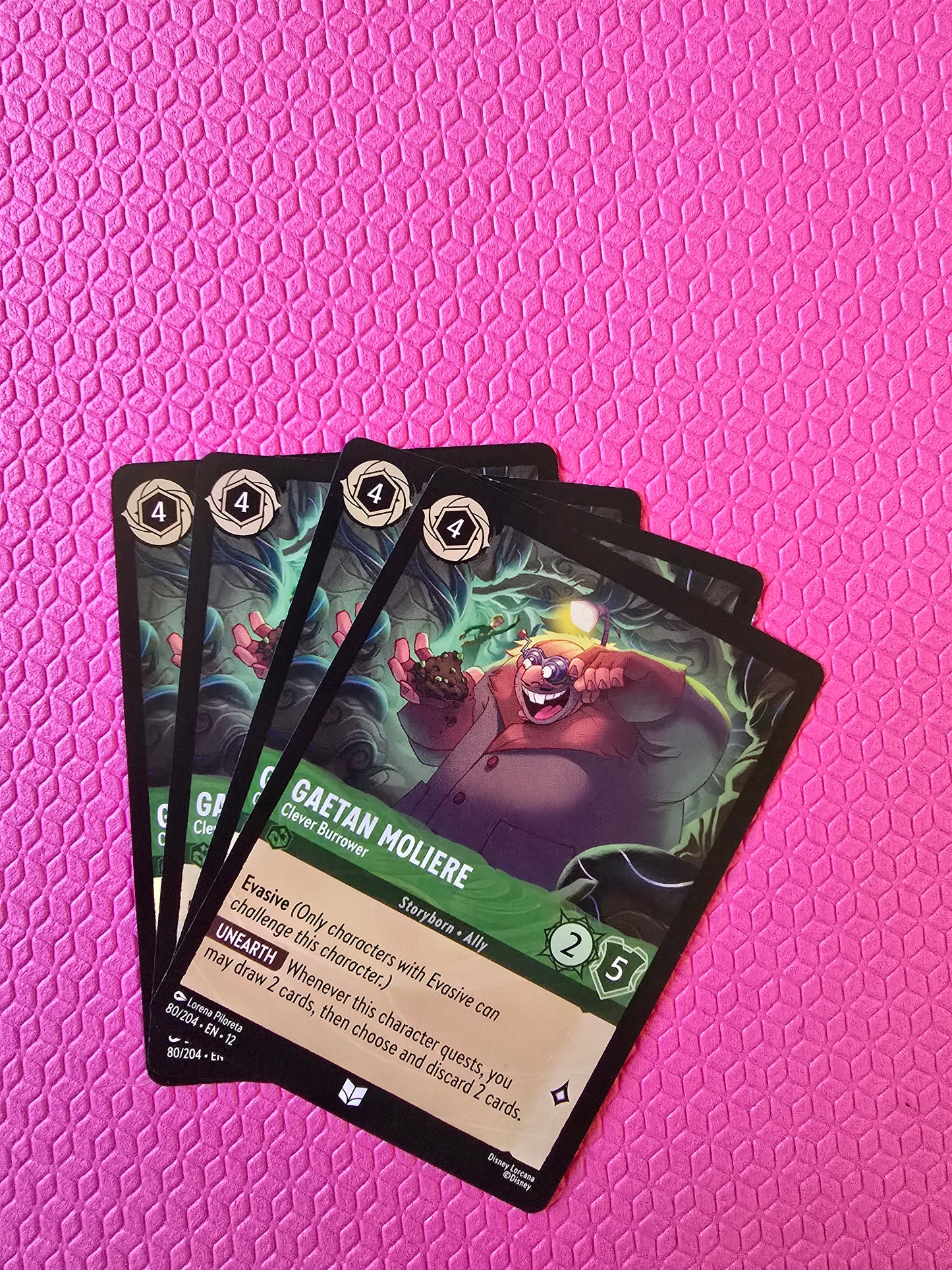 4x Gaetan Moliere - Clever burrower