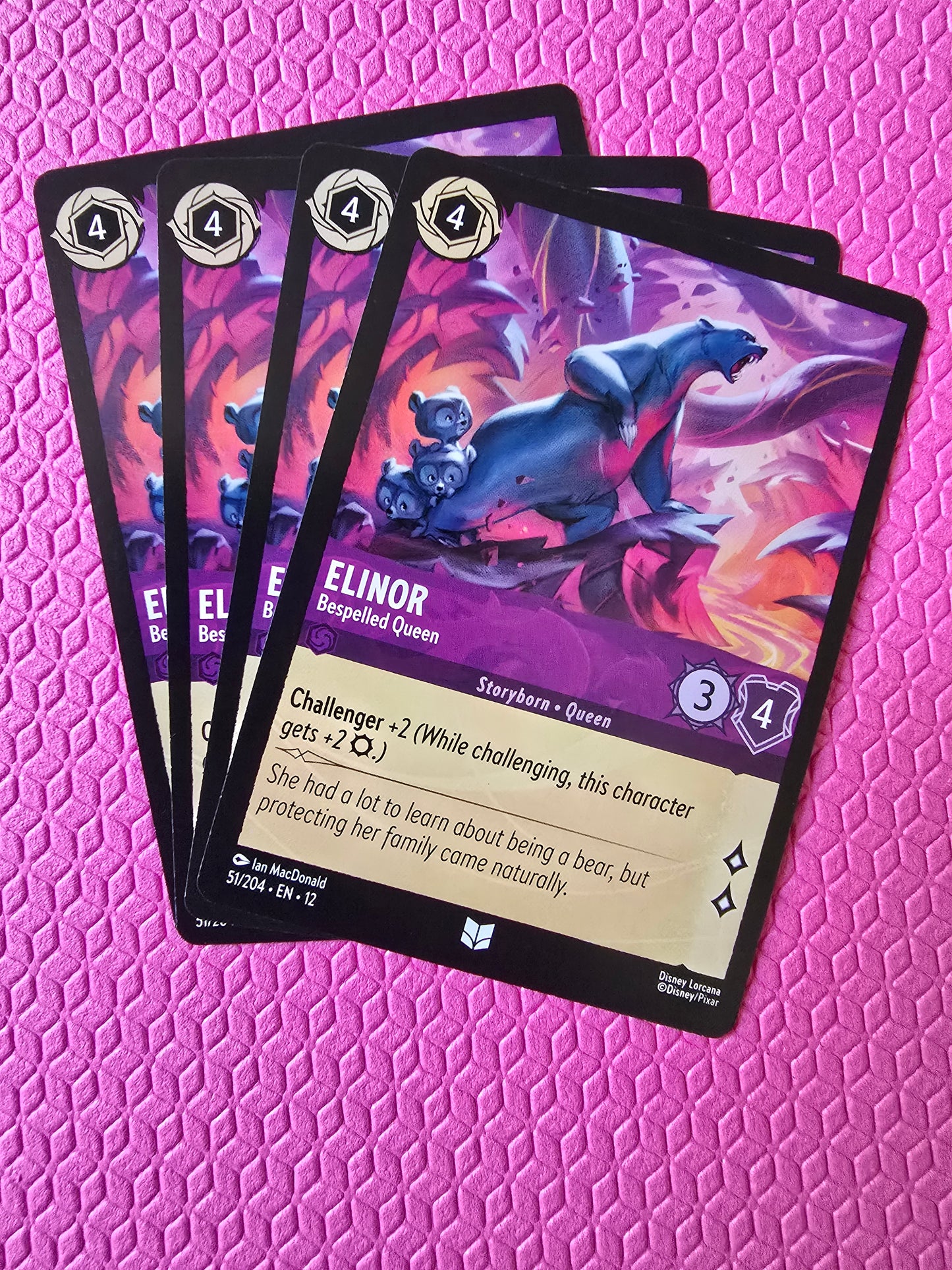 4x Elinor - Bespelled Queen