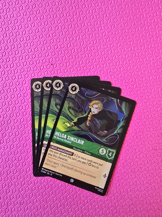 4x Helga Sinclair - No backup needed