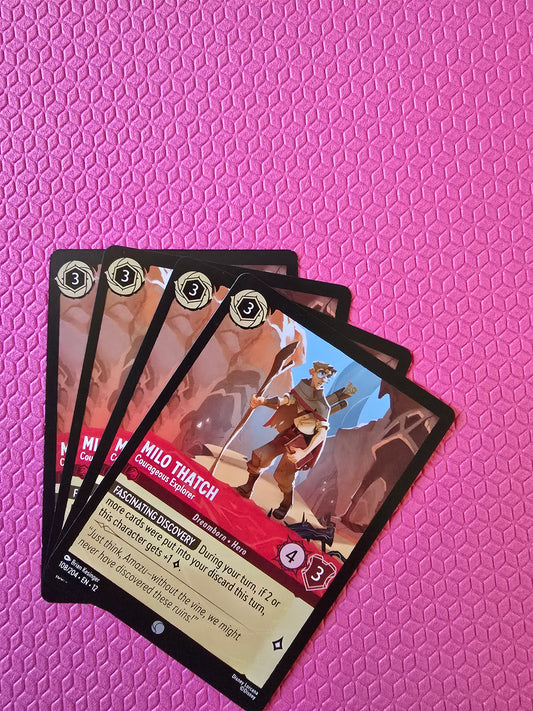4x Milo Thatch - Courageous Explorer